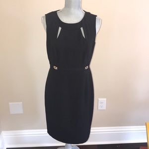 EUC Tahari size 8P black dress